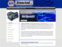 Tablet Screenshot of napaironcladengines.com